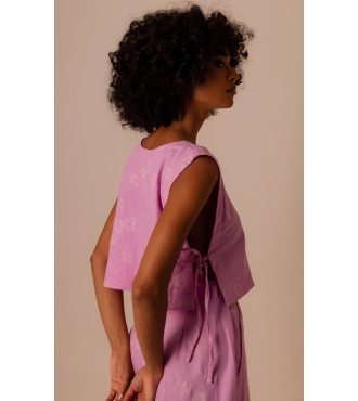 SOFIA ROSA BEBE CROPPED DE LINHO